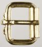 Buckle heel bar roller brass plated 1 inch