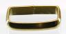 Belt keeper deluxe brass plated 1 inch